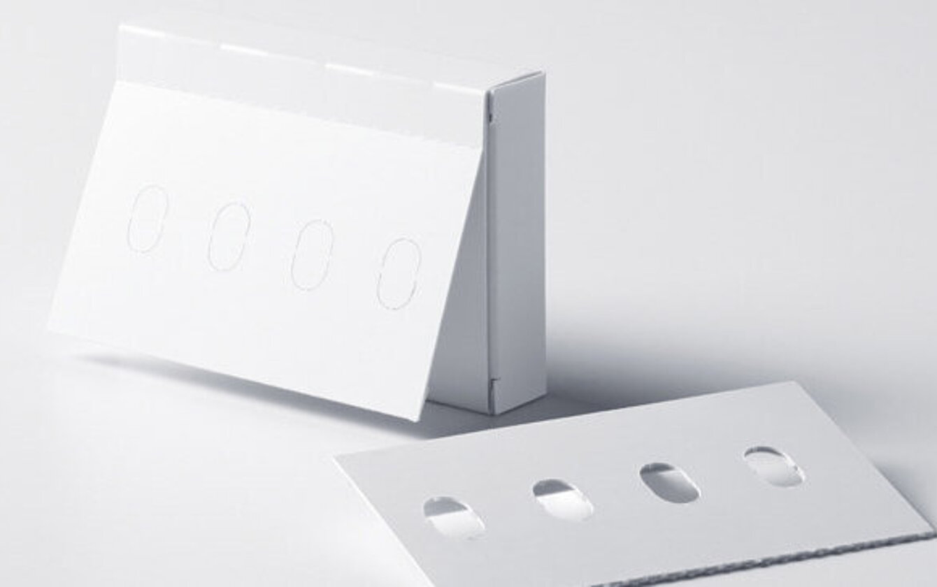 Étui pliant pratique avec ouvertures perforées pour comprimés de Faller Packaging