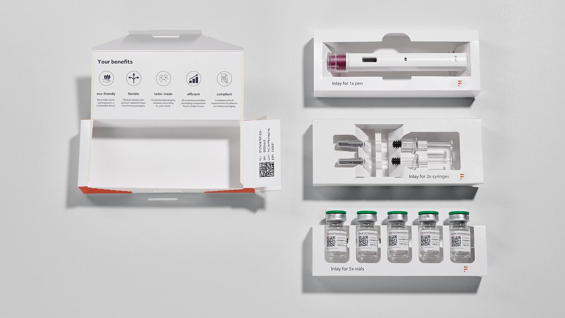 Organisation. Safety. Convenience. Everything your sensitive products need – in one package