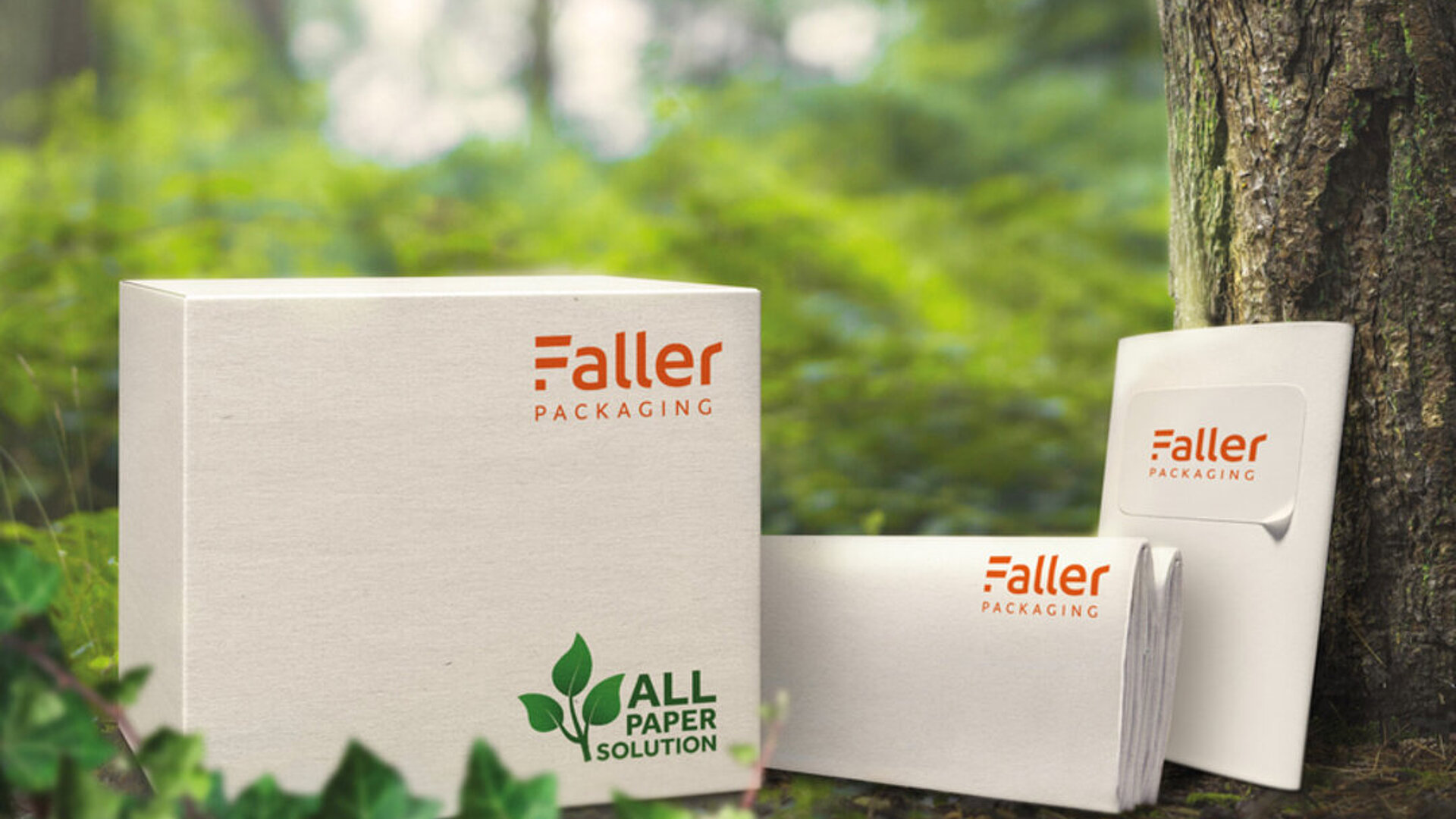 Sustainable All-Paper Solution by Faller Packaging – eco-friendly pharmaceutical packaging made of 100% paper for recyclability and resource efficiency.
